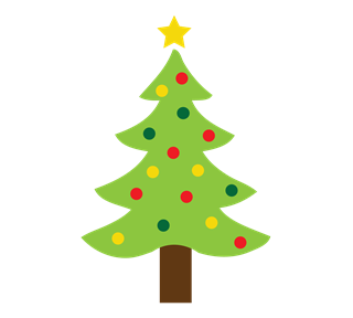 Basic Christmas Tree Sticker