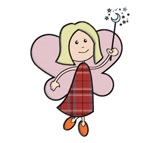 _PLAID FAIRY Sticker