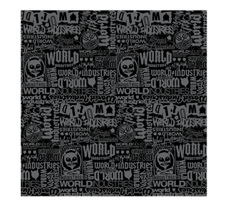 WorldLogo10InchRepeat_Pattern Sticker