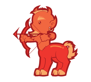 Cute SAGITTARIUS Sticker