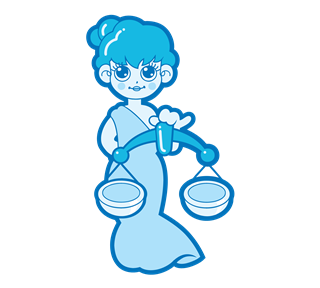 Cute LIBRA Sticker