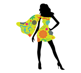 flowerdress Sticker