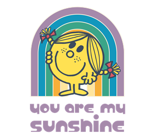 You Are My Sunshine Rainbow Sticker