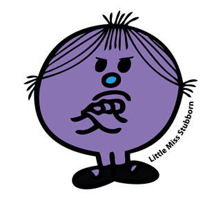 LMStubborn Sticker