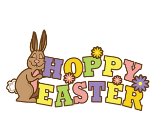 Hoppy Easter Sticker