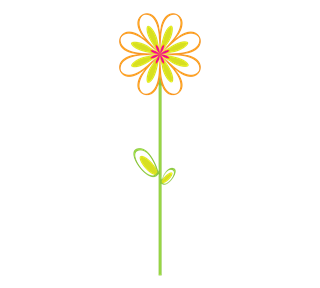 Spring Flower Sticker