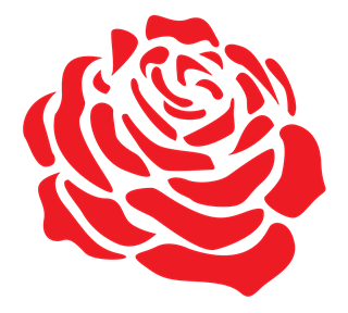 Rose Flower Stencil Sticker