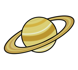 saturn Sticker