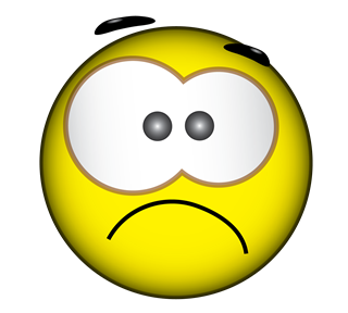 Sad Emoticon Sticker