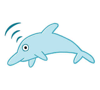 dolphin-MultipleLayers Sticker