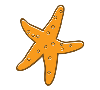 starfish-1 Sticker