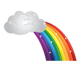 Rainbow Cloud Sticker