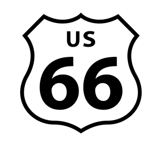 Route 66 Sticker