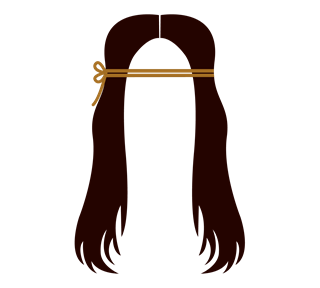 Hippie Hair Sticker