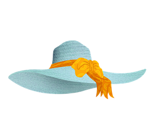 straw hat Sticker
