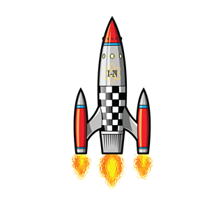 rocket Sticker