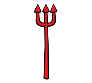 Pitchfork Sticker