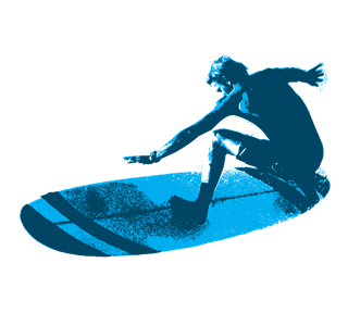 Surfboarder Sticker
