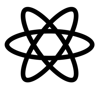 Atom Icon Sticker