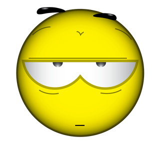 Bored Emoticon Sticker