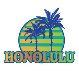 honolulu2 Sticker