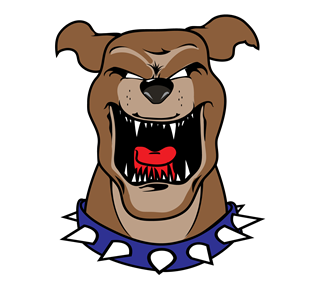 Big Mean Dog Sticker