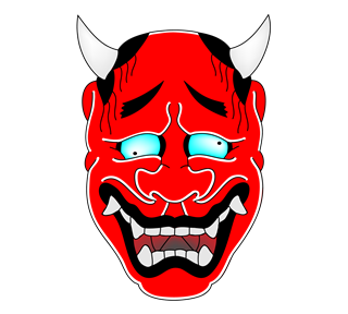 hannyamask Sticker