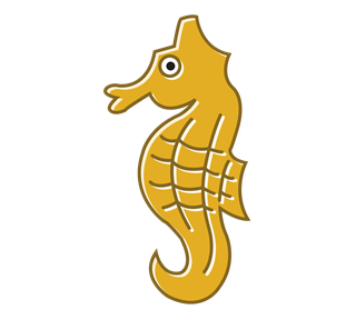 seahorses Sticker