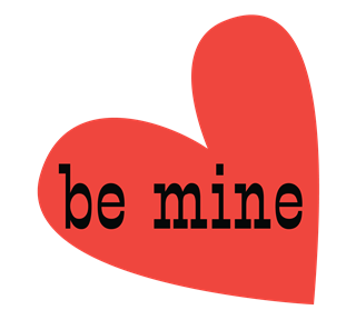 be mine Sticker