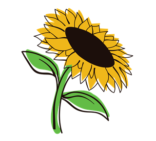 Aesthetic Sunflower Sticker