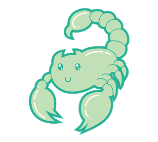 Cute SCORPIO Sticker