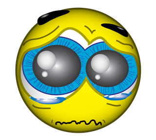 Sad Emoticon Sticker