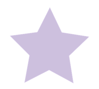 Purple Star Sticker