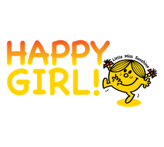 HappyGirl_1 Sticker