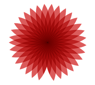 Geometric Flower Sticker