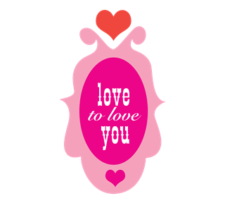 Love to Love You Sticker