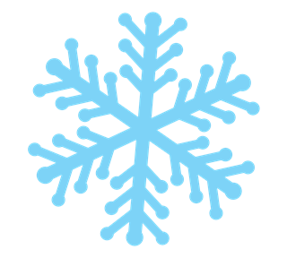 Christmas Snowflake Sticker