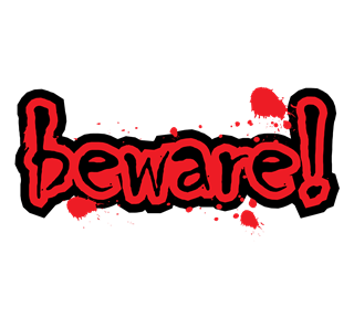 Beware! Sticker