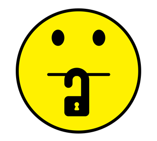 secretsmiley Sticker
