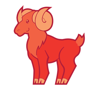 Cute ARIES Sticker