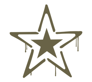 Drip Star Sticker