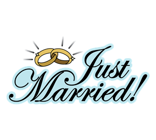 justmarriedtext Sticker