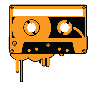 Cassette Tape Sticker