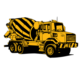 Cement Truck Sticker
