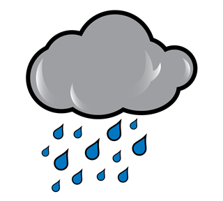 RAIN CLOUD Sticker