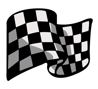 Checkered Flag Sticker