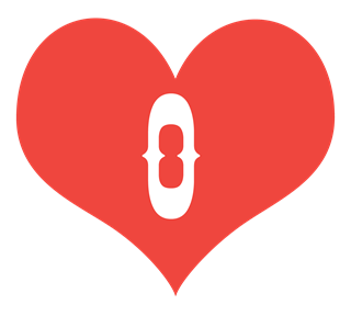 O Heart Sticker