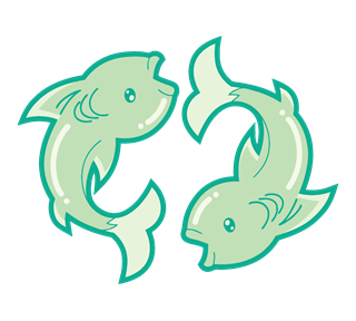 Cute PISCES Sticker