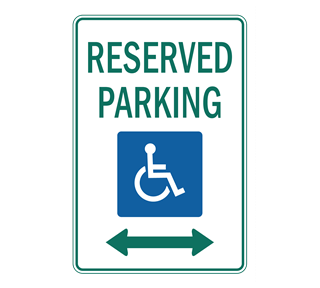 Reserved Parking Sticker