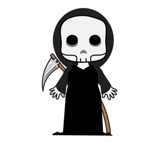 Grim Reaper Sticker